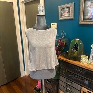 Lululemon Athletica Turn To Tie Heather Gray Tank